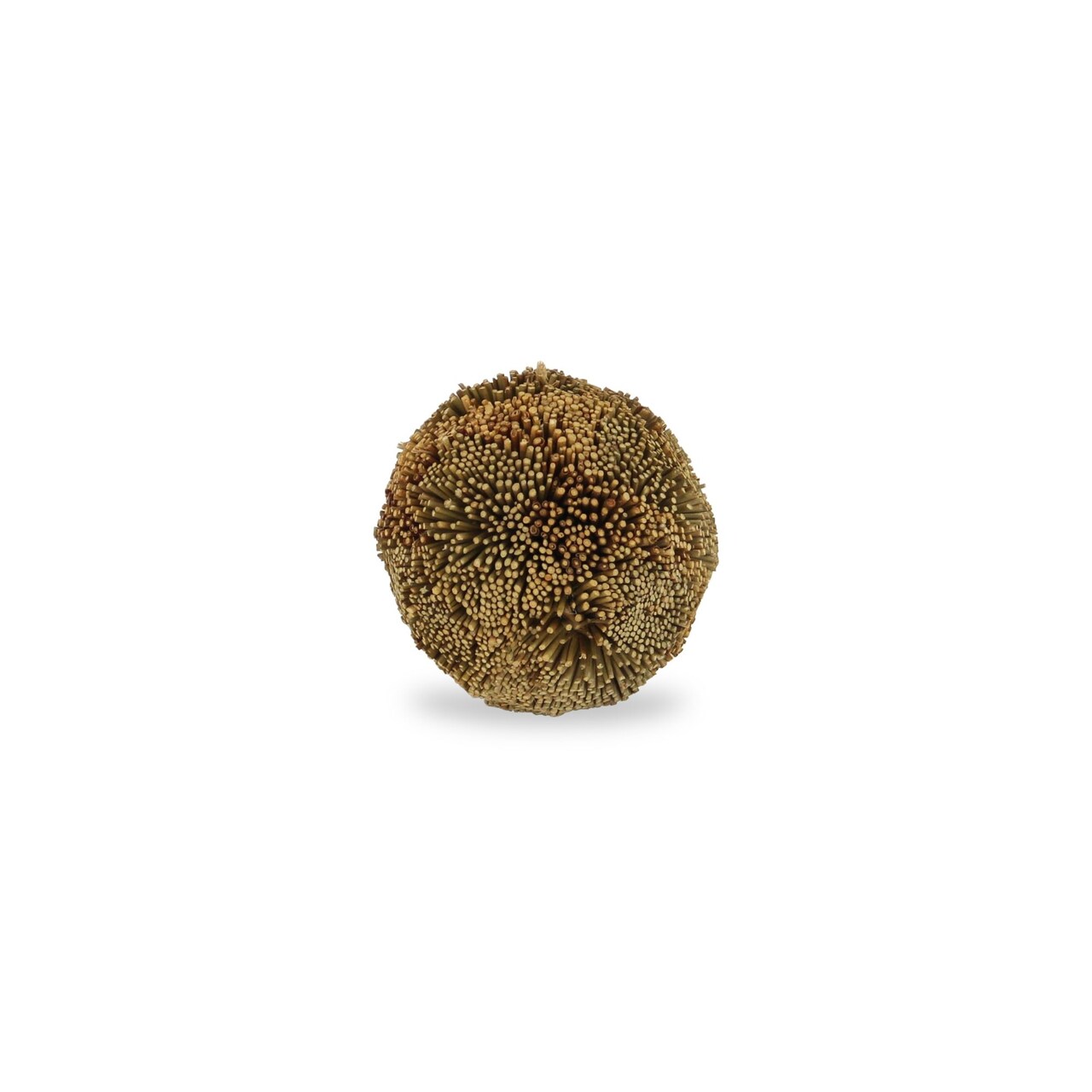 Contemporary Home Living 3" Brown Contemporary Spherical Ball Tabletop Decoration